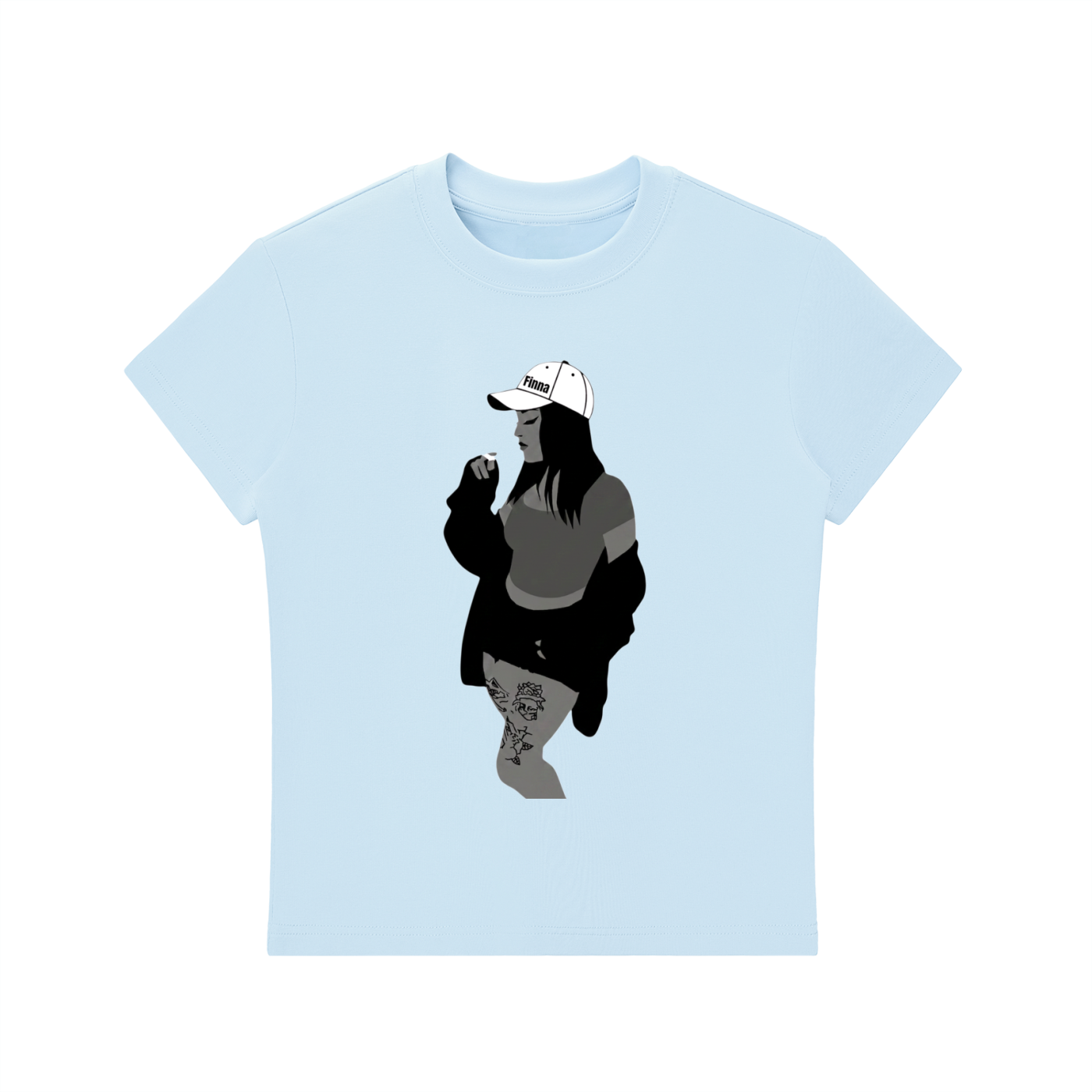 Homegirl: Essential Bodycon Crewneck T-Shirt