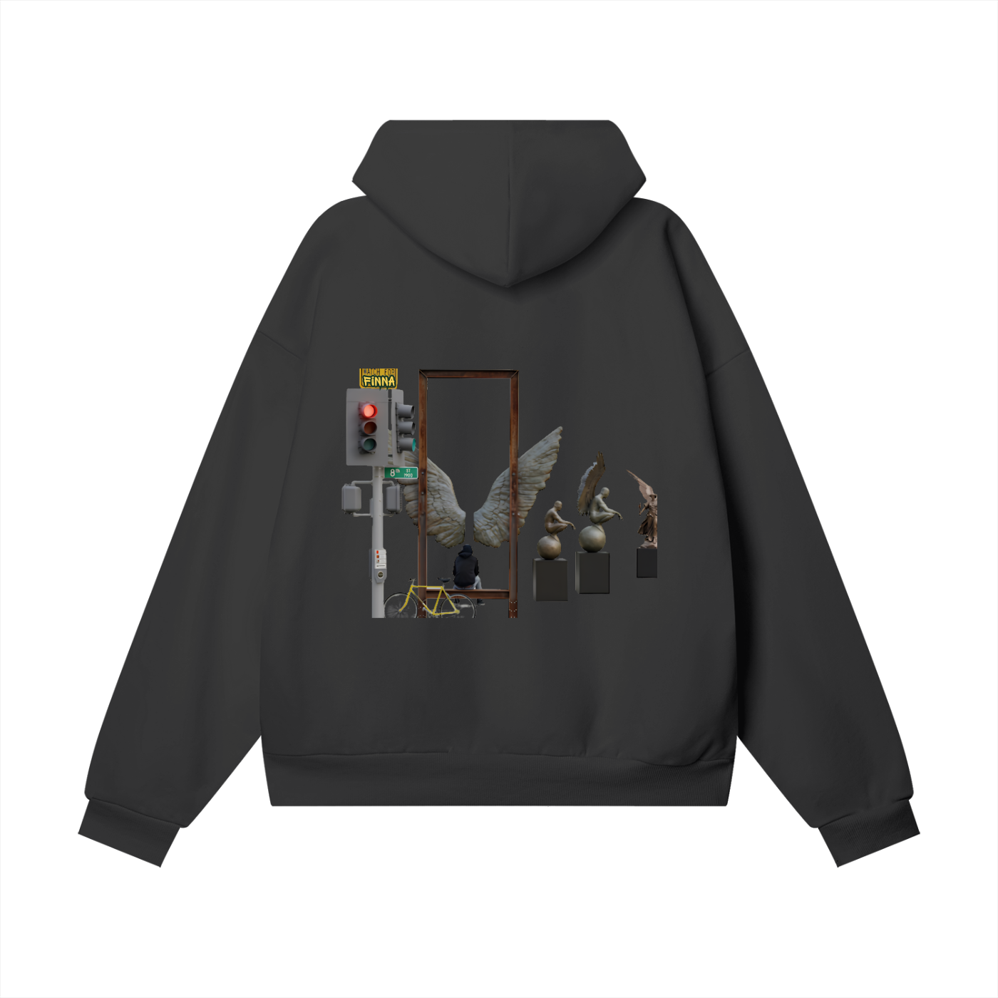 Downsac: Heavyweight Hidden Pocket Fleece Hoodie