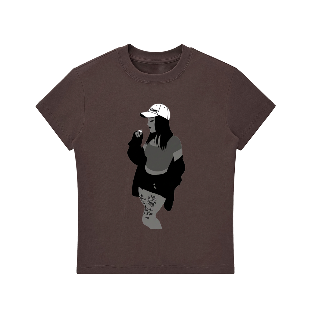 Homegirl: Essential Bodycon Crewneck T-Shirt