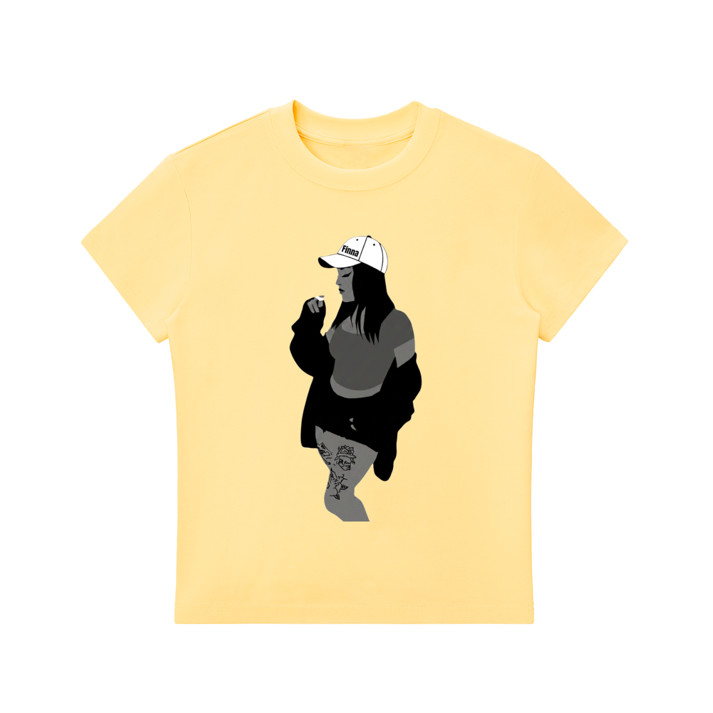 Homegirl: Essential Bodycon Crewneck T-Shirt