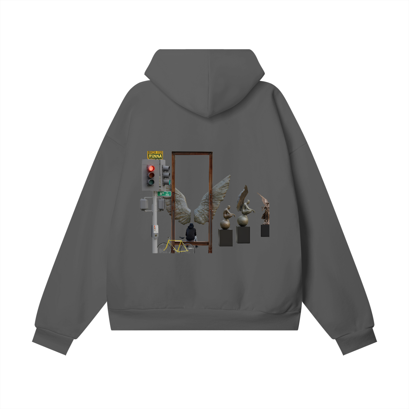 Downsac: Heavyweight Hidden Pocket Fleece Hoodie