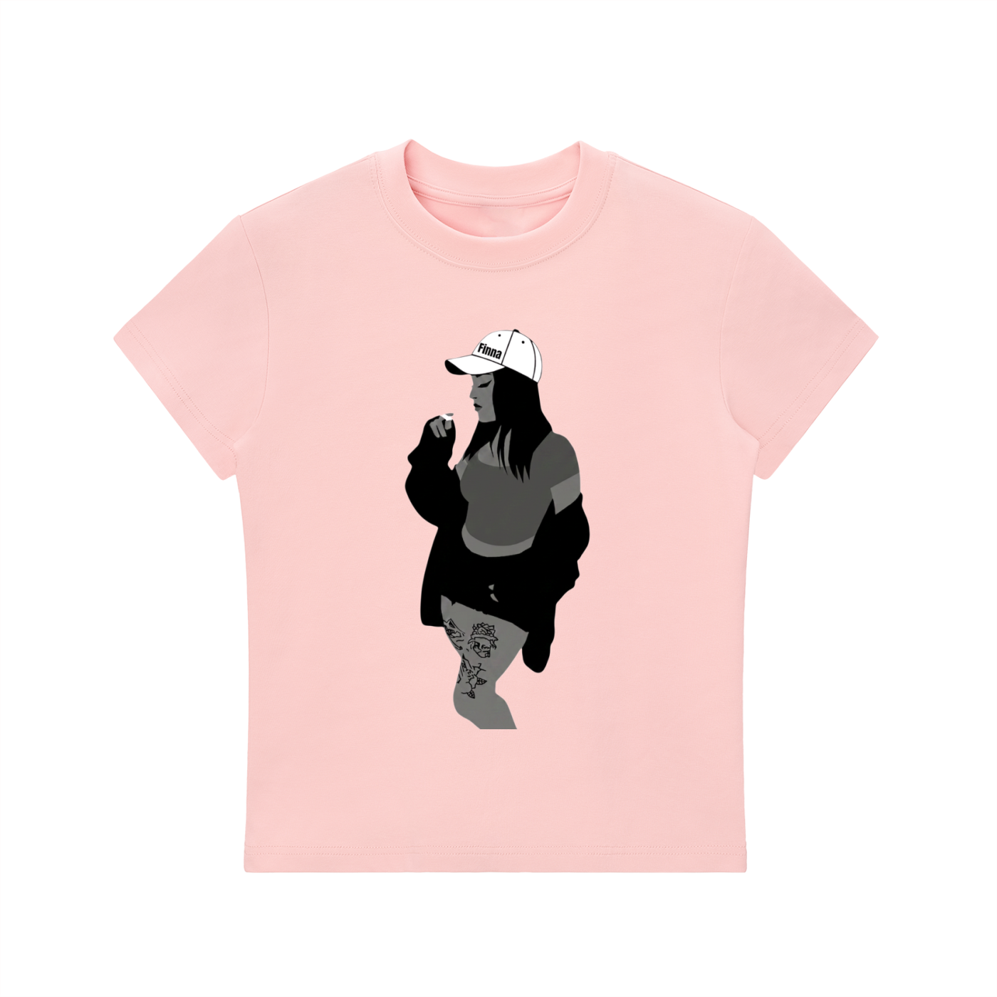 Homegirl: Essential Bodycon Crewneck T-Shirt