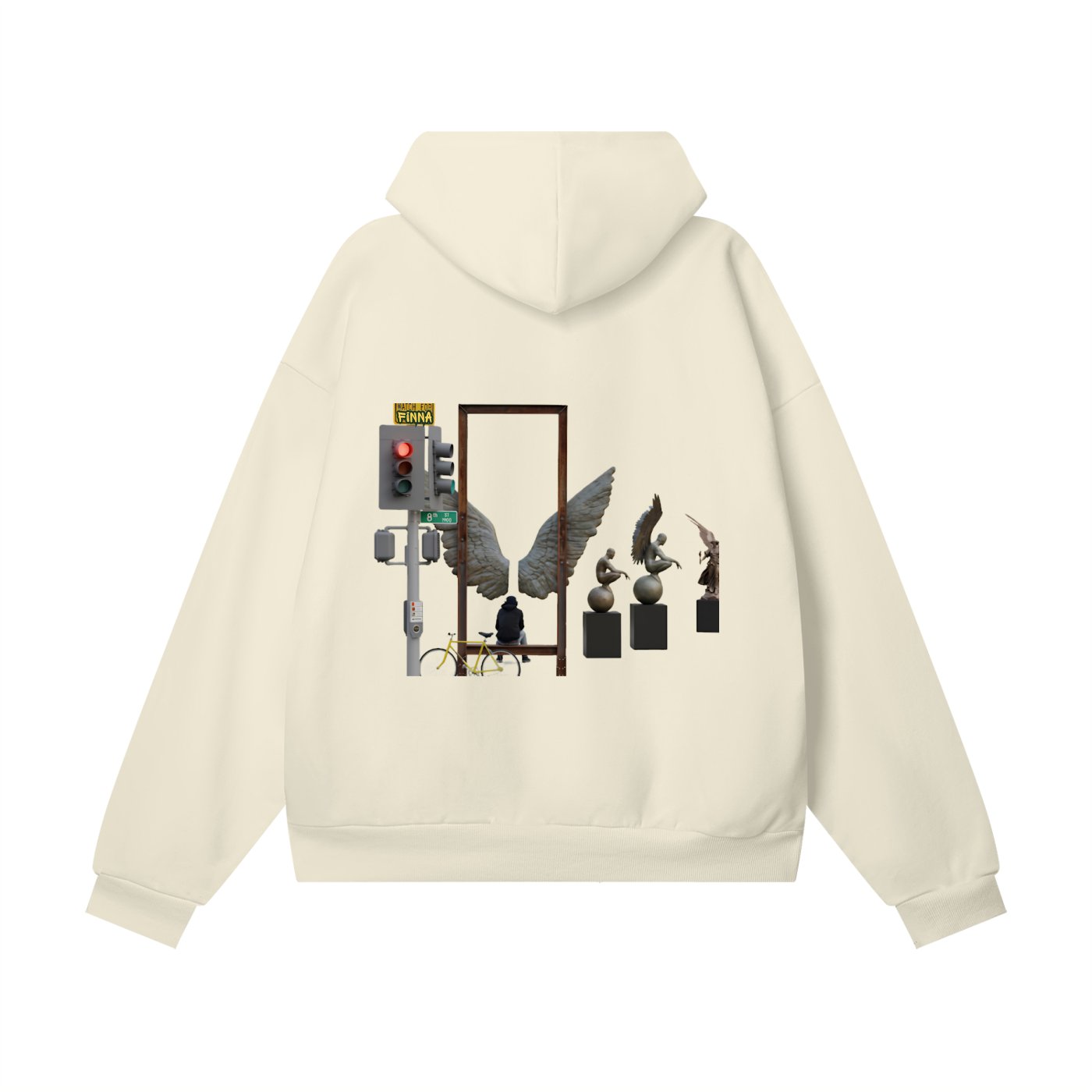 Downsac: Heavyweight Hidden Pocket Fleece Hoodie