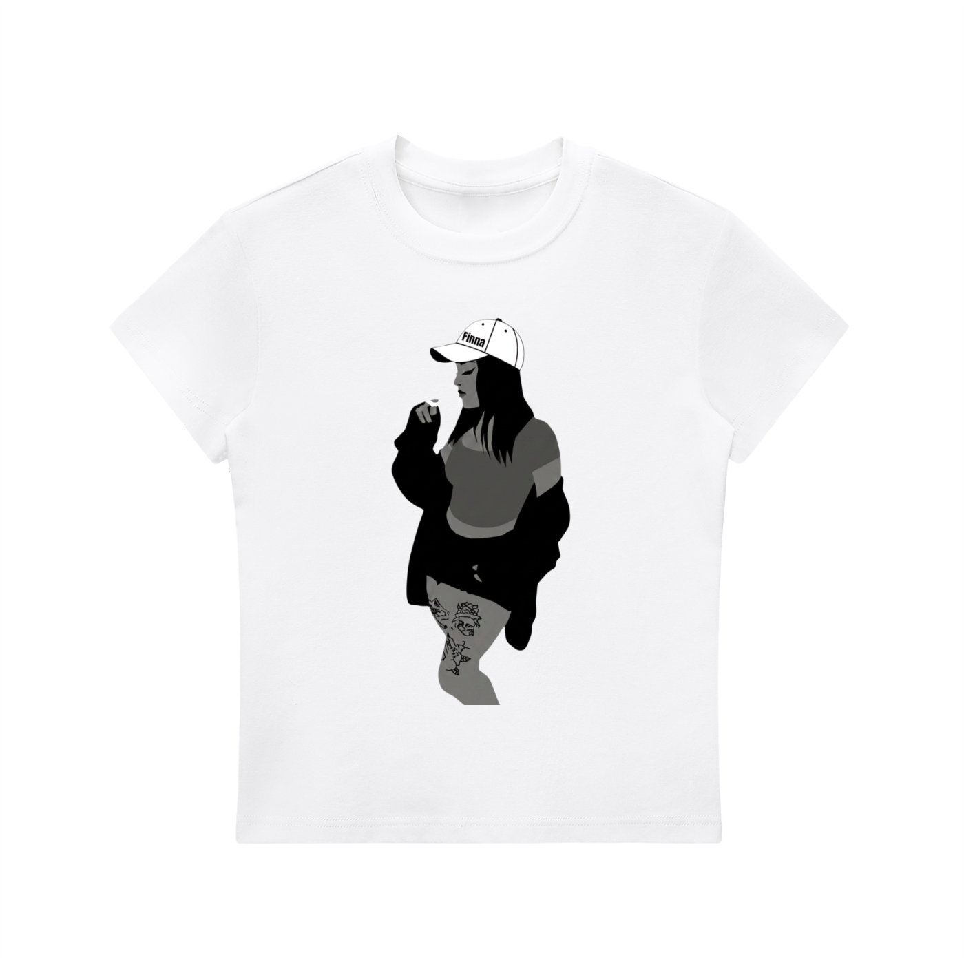 Homegirl: Essential Bodycon Crewneck T-Shirt