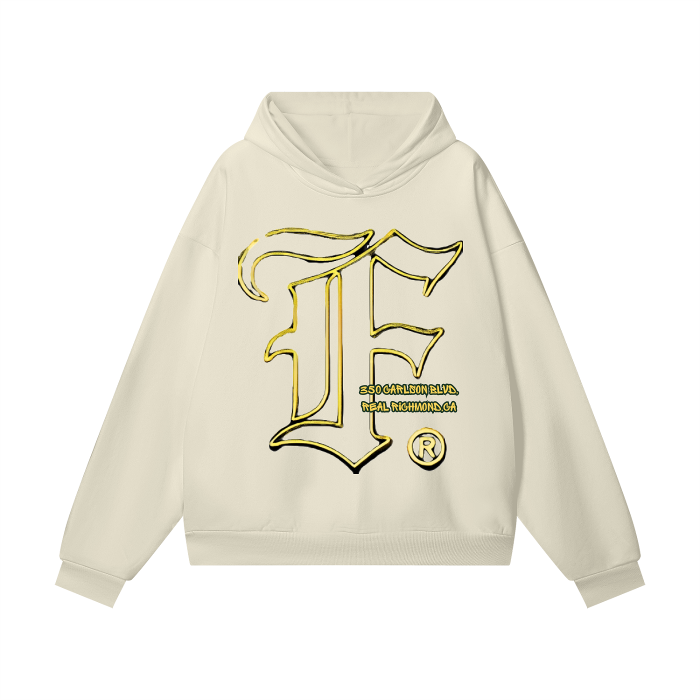 Realrich: Heavyweight Hidden Pocket Fleece Hoodie