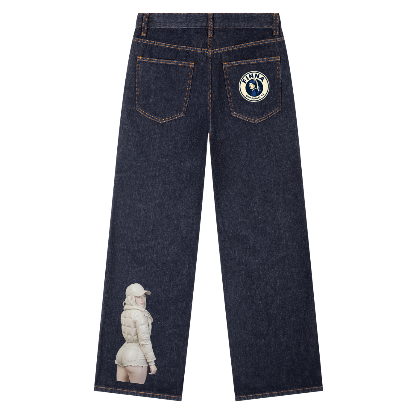 Coldstone: Heavyweight Straight Leg Denim Jeans
