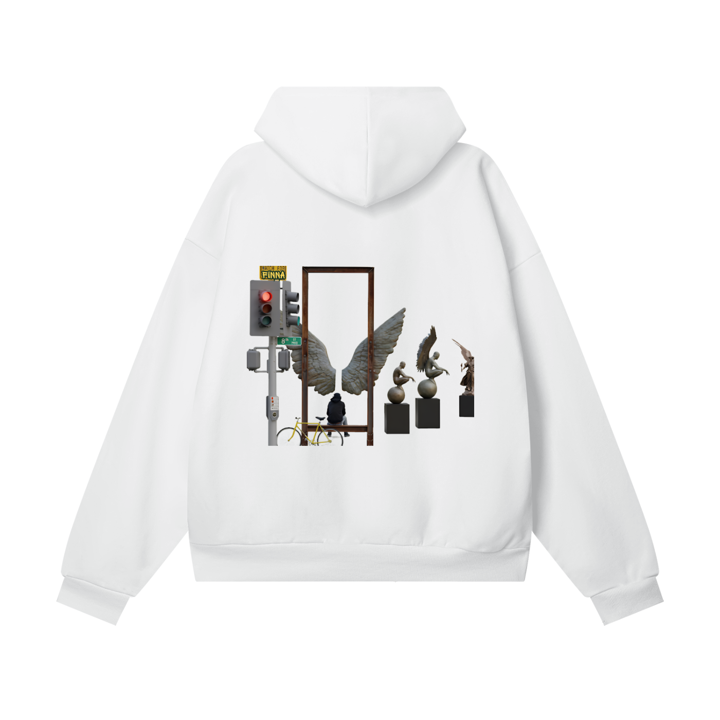 Downsac: Heavyweight Hidden Pocket Fleece Hoodie